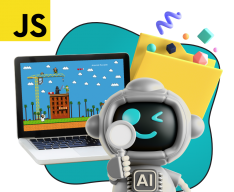 Язык программирования JavaScript + AI. Проектное обучение + геймификация + AI-помощники - КИБЕРшкола программирования для детей, компьютерные курсы для школьников, начинающих и подростков - KIBERone г. Пенза