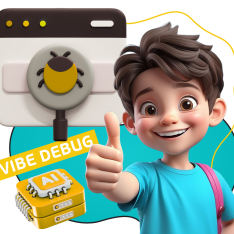 Тестирование & Vibe Debug. Охотники за багами - КИБЕРшкола программирования для детей, компьютерные курсы для школьников, начинающих и подростков - KIBERone г. Пенза