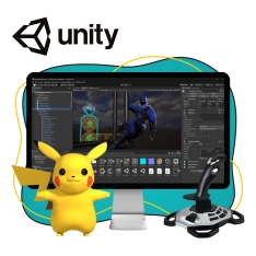 Мир игр на Unity 2D на популярном движке + AI-помощники - КИБЕРшкола программирования для детей, компьютерные курсы для школьников, начинающих и подростков - KIBERone г. Пенза