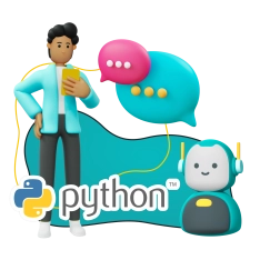 Умный чат-бот на Python на Telegram - КИБЕРшкола программирования для детей, компьютерные курсы для школьников, начинающих и подростков - KIBERone г. Пенза
