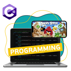 Программирование на C#. Удивительный мир 2D-игр - КИБЕРшкола программирования для детей, компьютерные курсы для школьников, начинающих и подростков - KIBERone г. Пенза